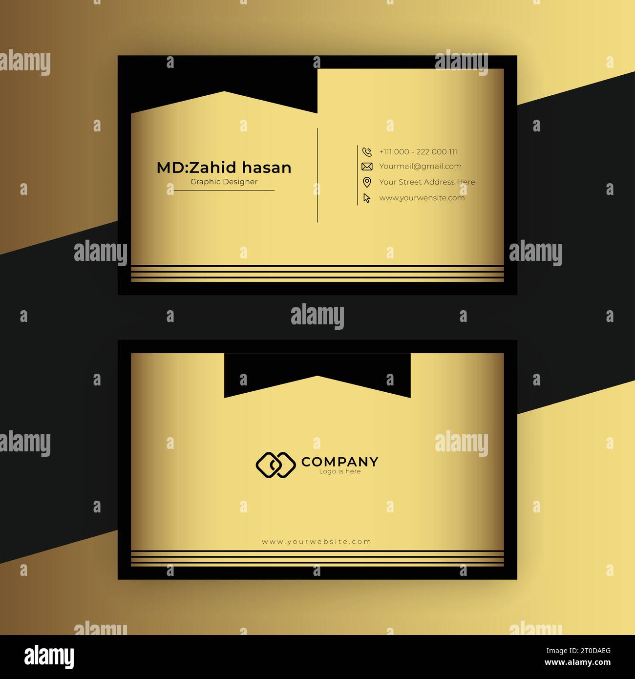 Business Card Template Design Creative Business Design Make Simple ...