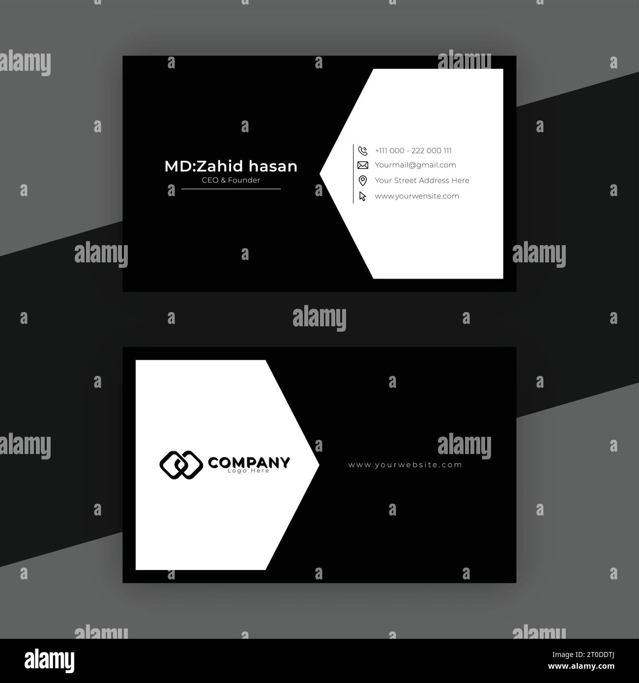 Business Card Template Design Creative Business Design Make Simple