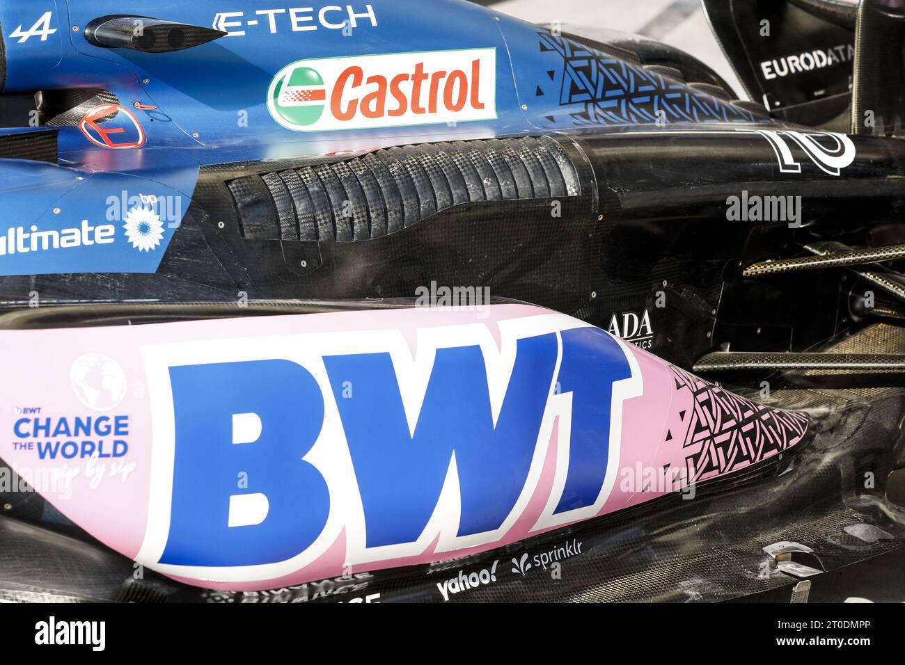 Alpine F1 Team A523, mechanical detail engine cover bodywork ...