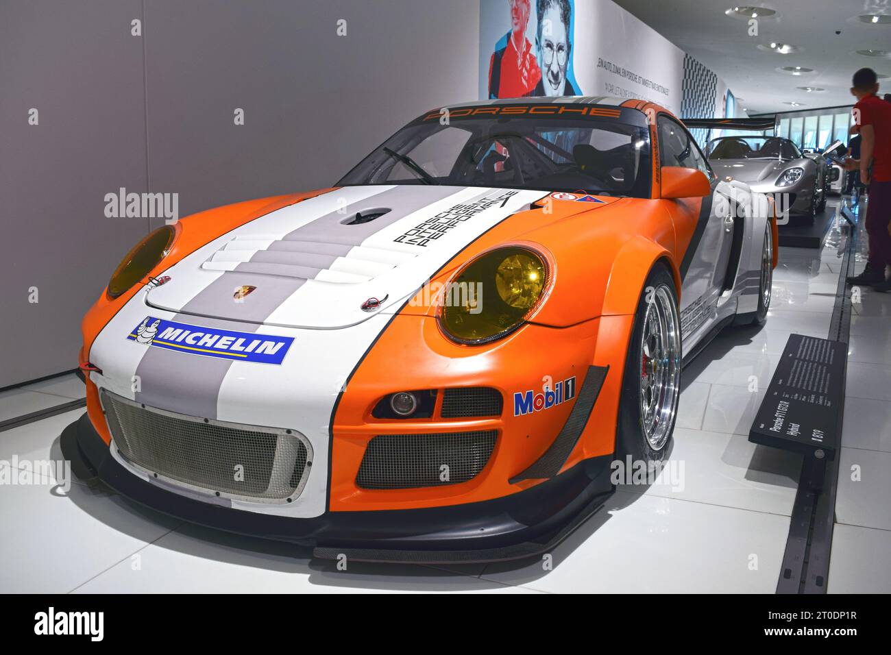 Hybrid Porsche 911 GT3 R Stock Photo