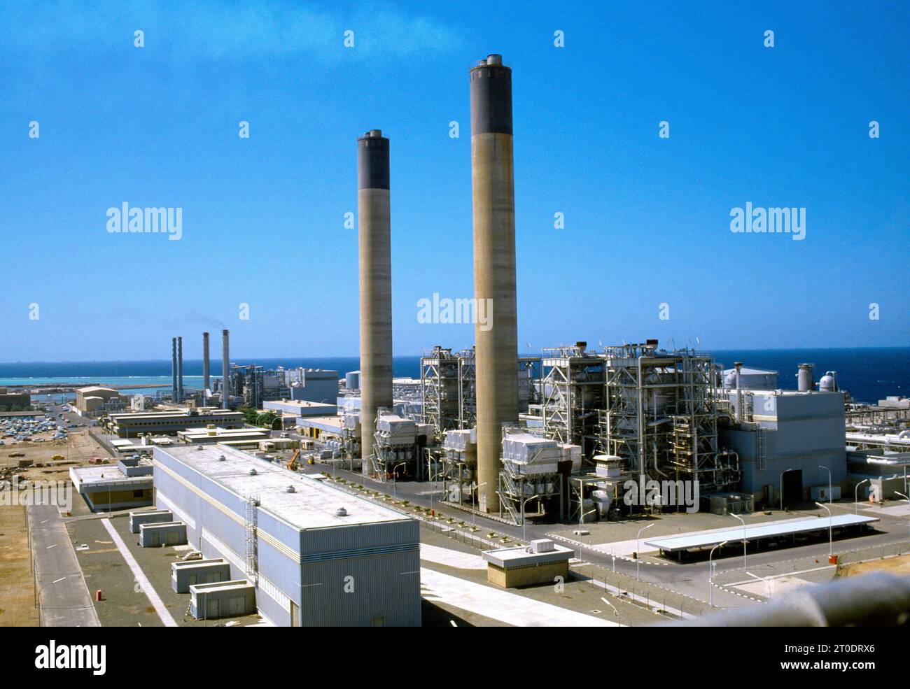 Jeddah Saudi Arabia Desalination Plan Stock Photo Alamy
