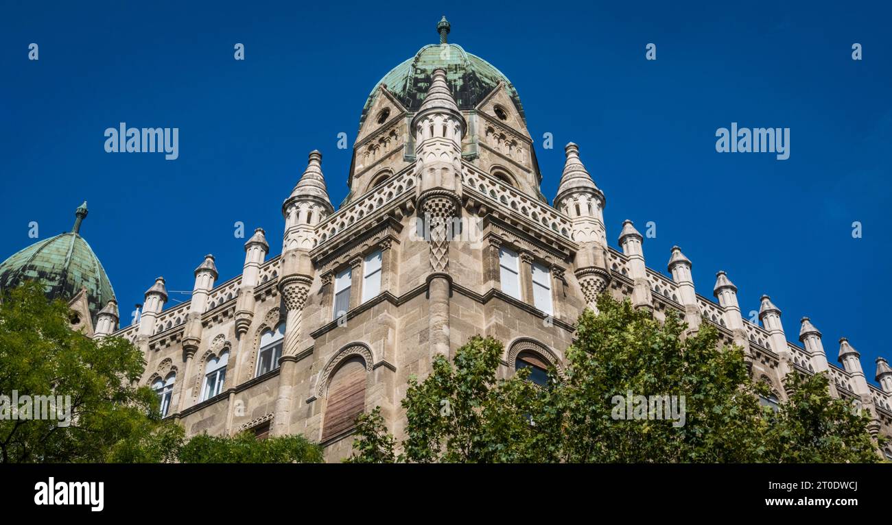 Historical building at Liberty Square, Szabadság square, Budapest, Hungary Stock Photo
