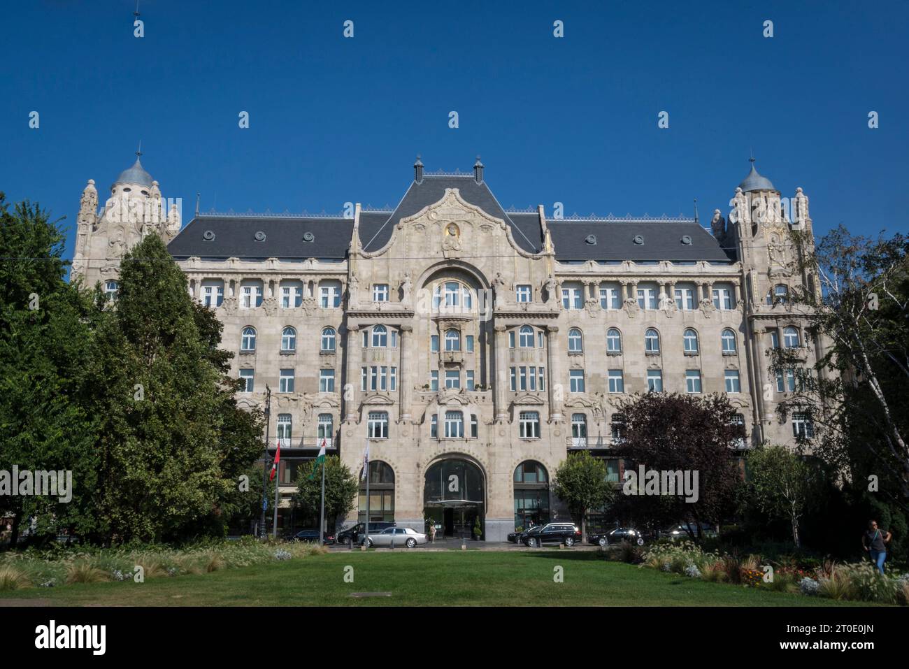 Four Seasons Hotel Gresham Palace, Széchenyi István Square, Budapest, Hungary Stock Photo