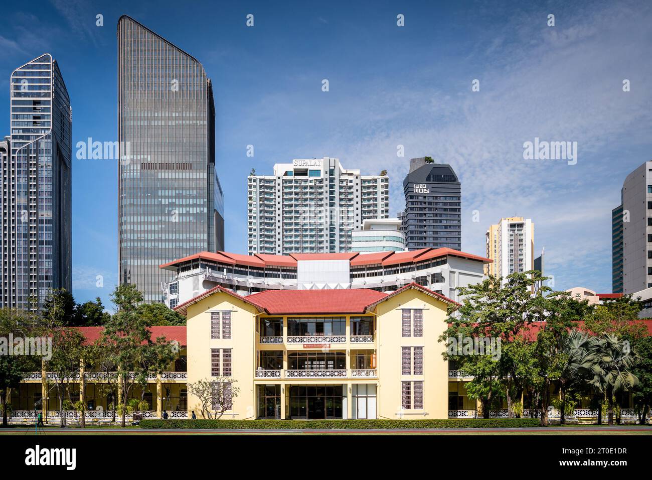 The buildings of Srinakharinwirot University Bangkok, Thailand. Stock Photo