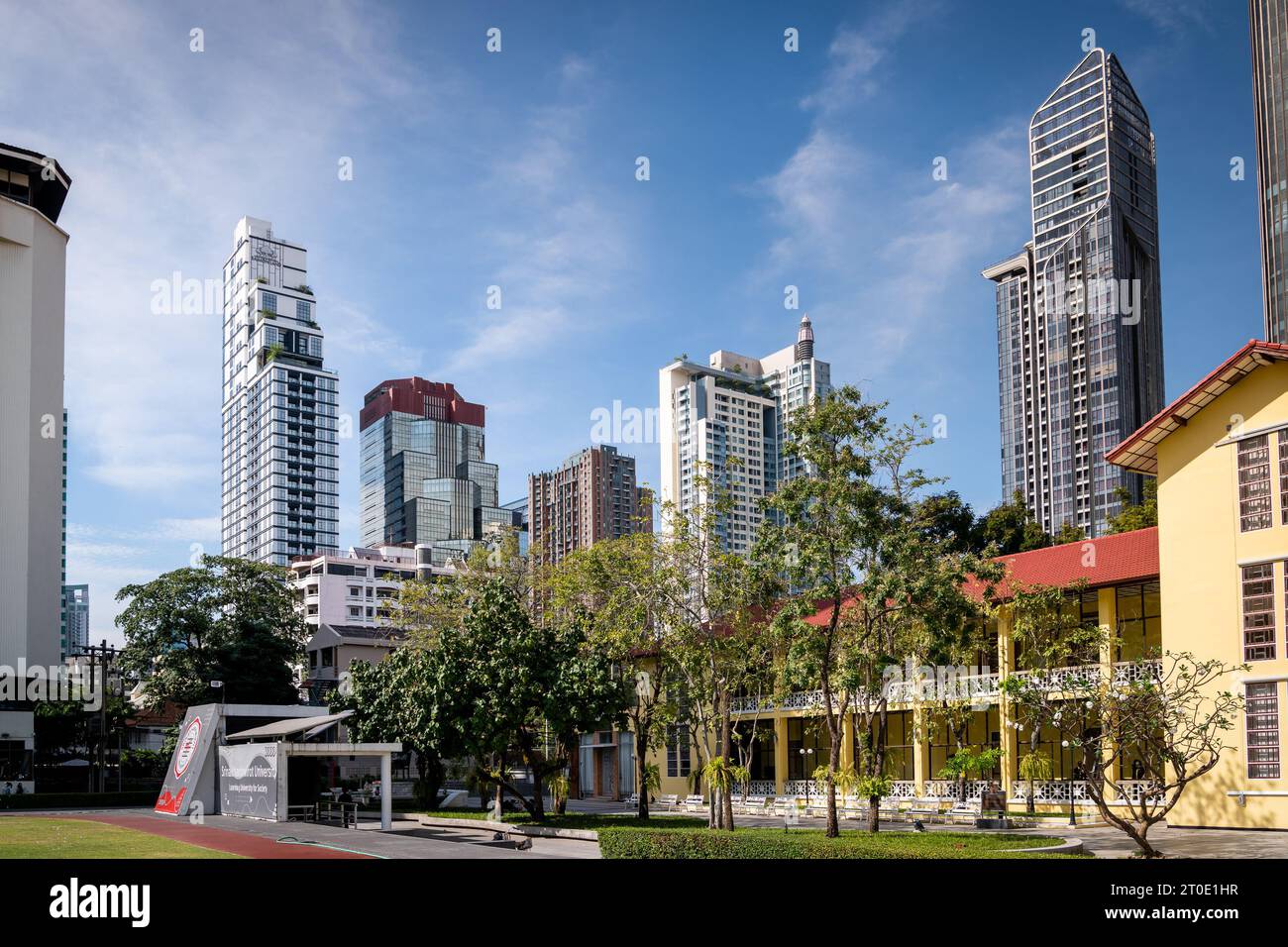 The buildings of Srinakharinwirot University Bangkok, Thailand. Stock Photo