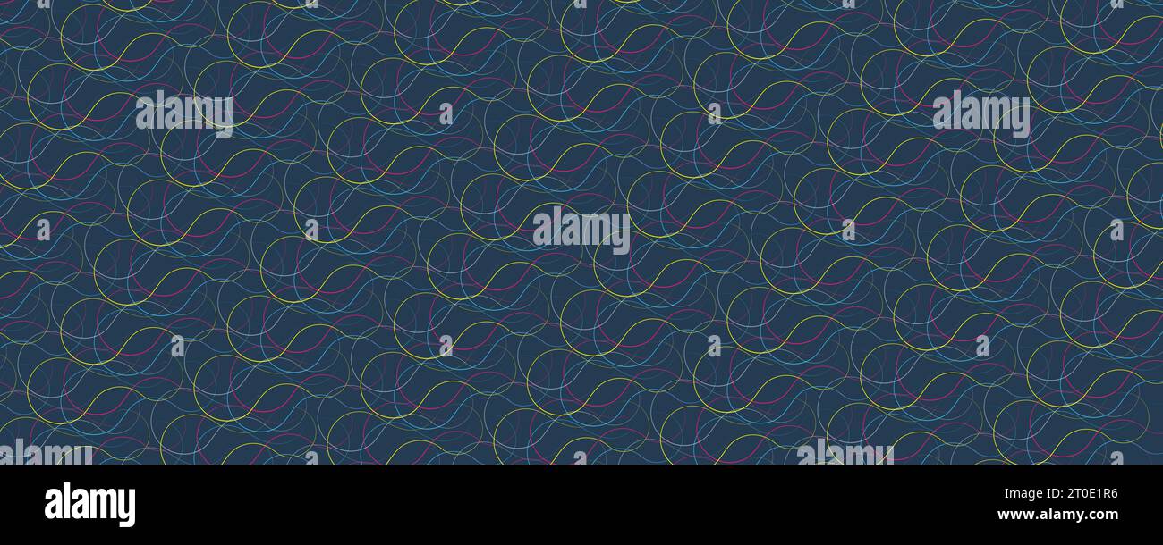 Abstract Background, Shapes Pattern - Line Art Vector Design Stock Vector