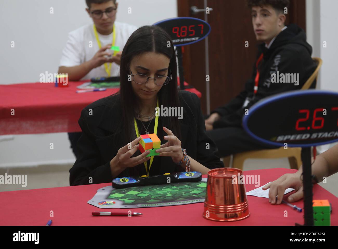 Rubik s Cube Competition Takes Place in Bethlehem s Aida Camp