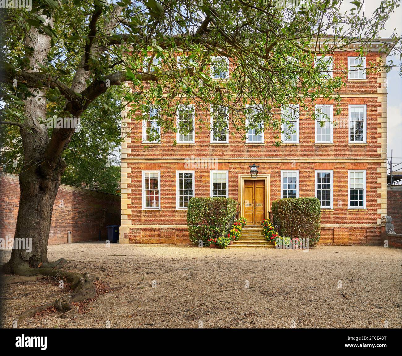 A out building at the historic, medieval college of Peterhouse, University of Cambridge