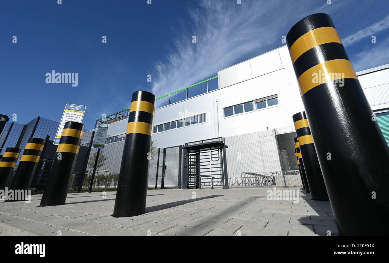 Hanau, Germany. 06th Oct, 2023. The new Google Cloud data center in the