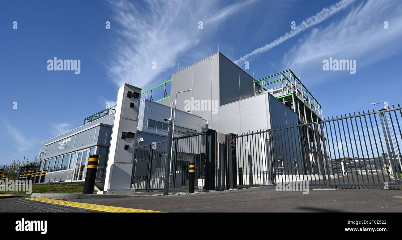 Hanau, Germany. 06th Oct, 2023. The new Google Cloud data center in the