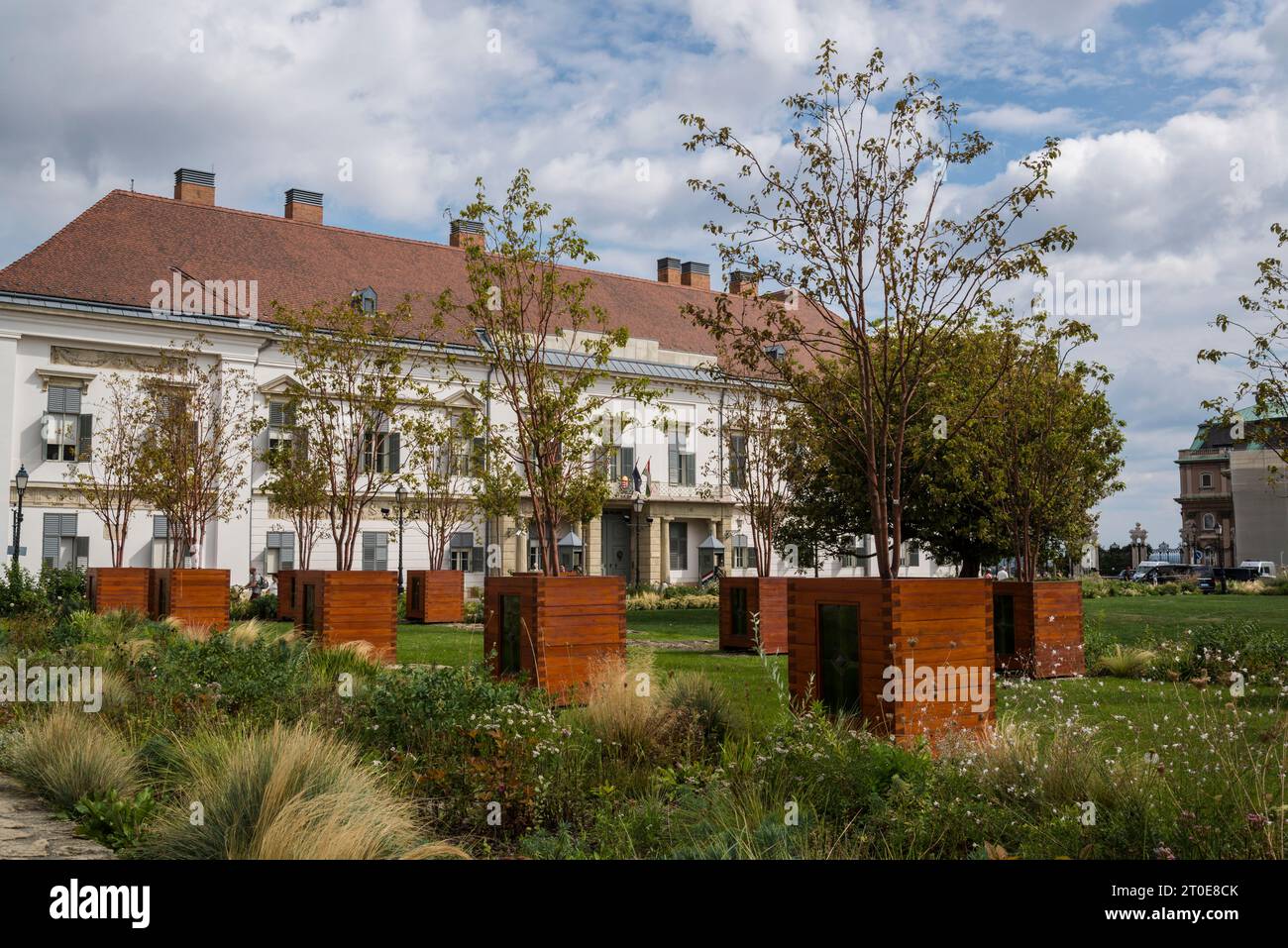 Carmelite Monastery of Buda, a former Catholic monastic residence and the current seat of the Prime Minister of Hungary, Budapest, Hungary Stock Photo