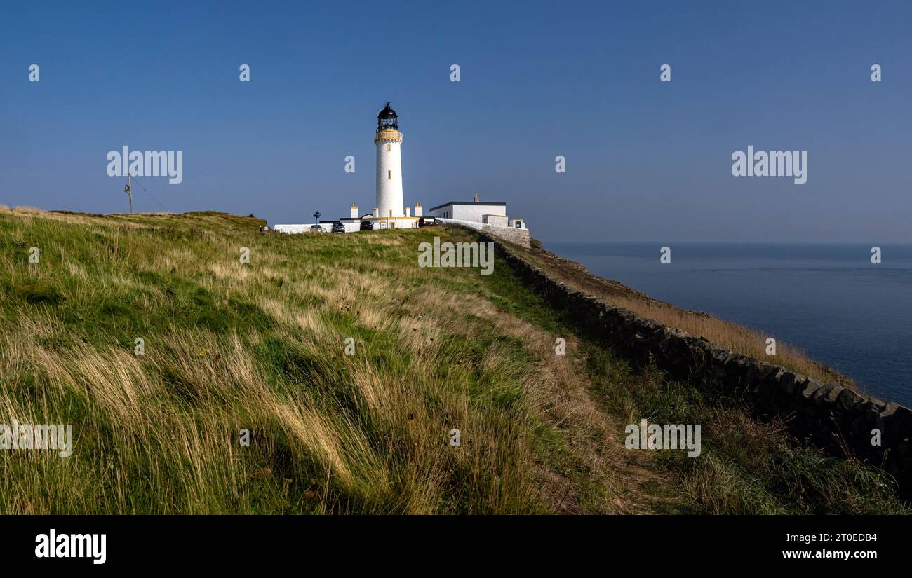 Lighthouse on the Mull of Galloway, the most southerly point in Scotland Stock Photo
