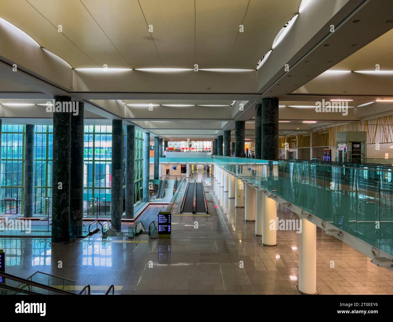 Adnan Menderes Airport, Izmir, Turkey Stock Photo