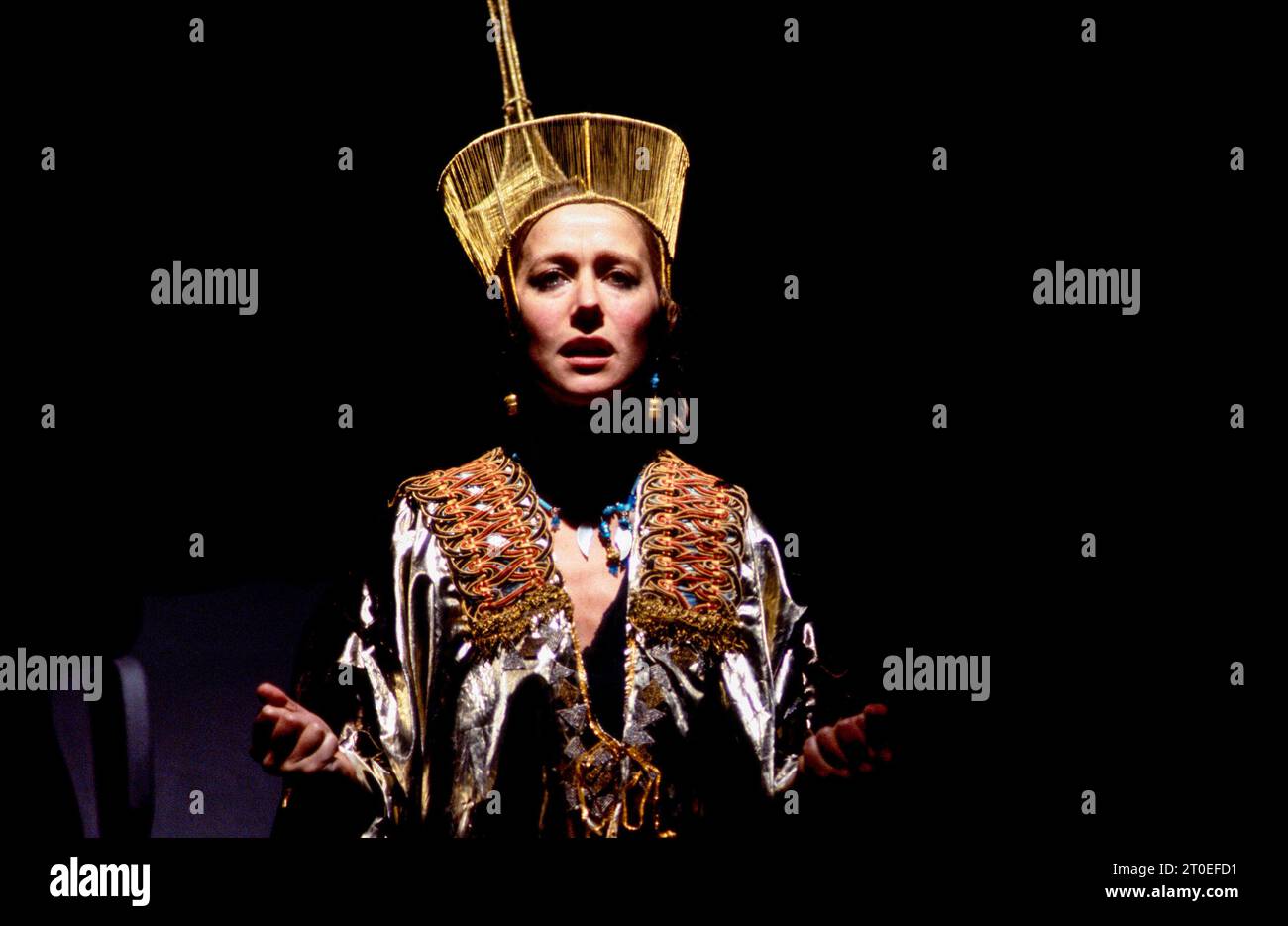 final scene, preparing to die: Helen Mirren (Cleopatra) in ANTONY AND ...