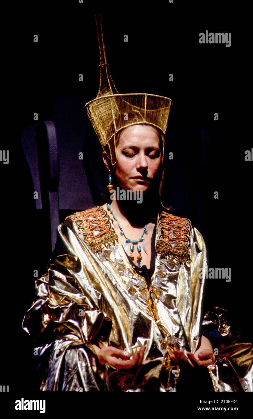 final scene, dead from an asp bite: Helen Mirren (Cleopatra) in ANTONY ...