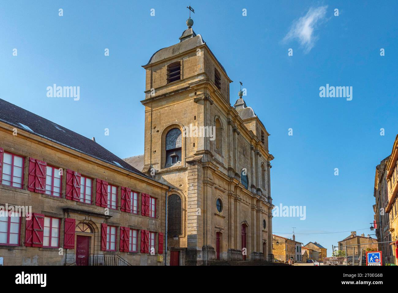 Church in the Citadel of Montmedy, Departement Meuse, Region Grand Est, France Stock Photo