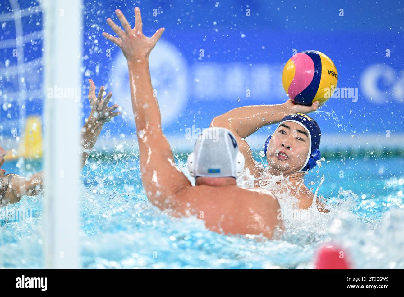 Hangzhou, China's Zhejiang Province. 6th Oct, 2023. Zhang Jinpeng of ...