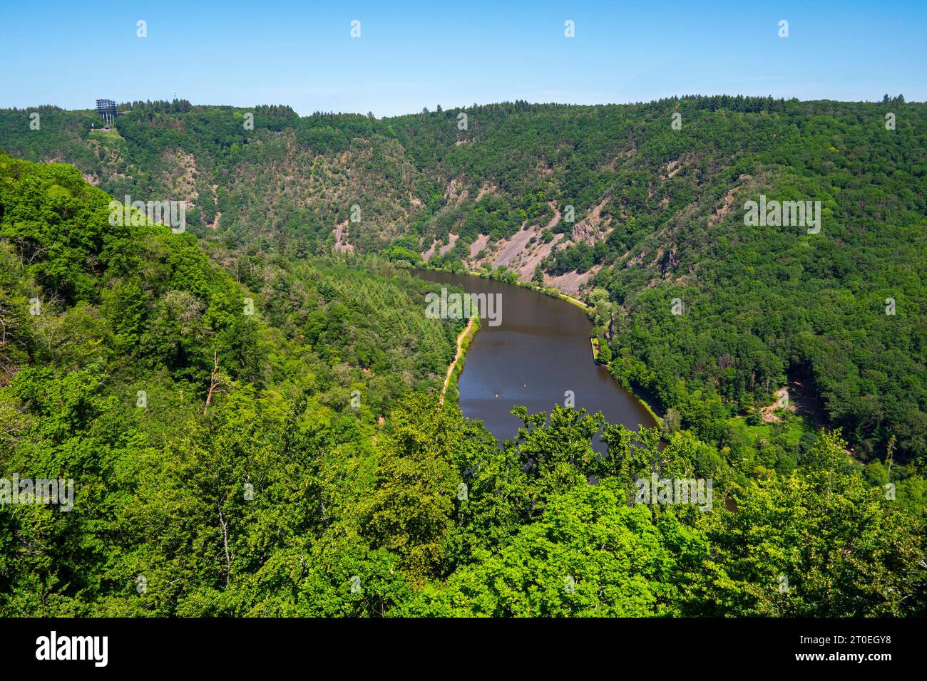 Saar Loop At The Montclair Castle Ruin Hi-res Stock Photography And 