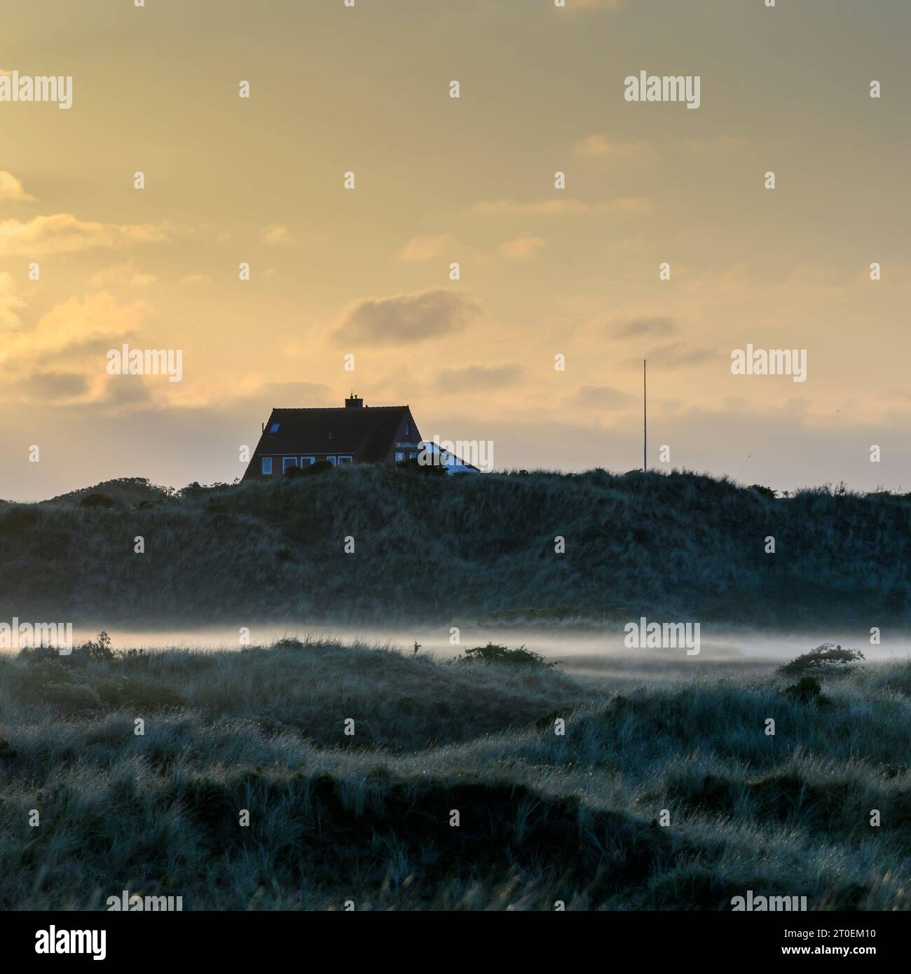 Germany, Lower Saxony, Juist, morning atmosphere on the island. Stock Photo