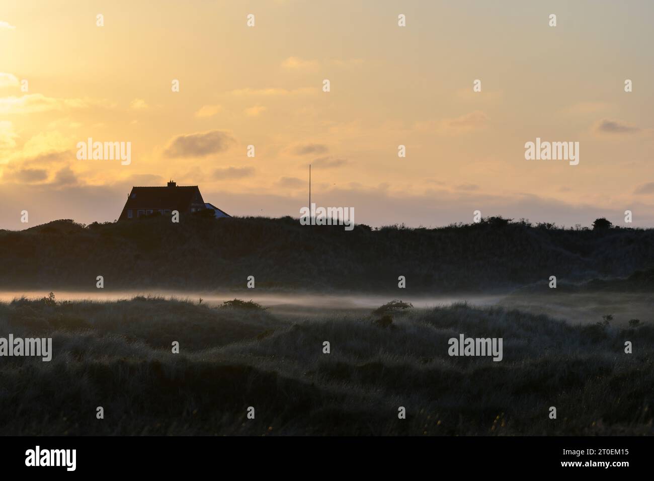 Germany, Lower Saxony, Juist, morning atmosphere on the island. Stock Photo