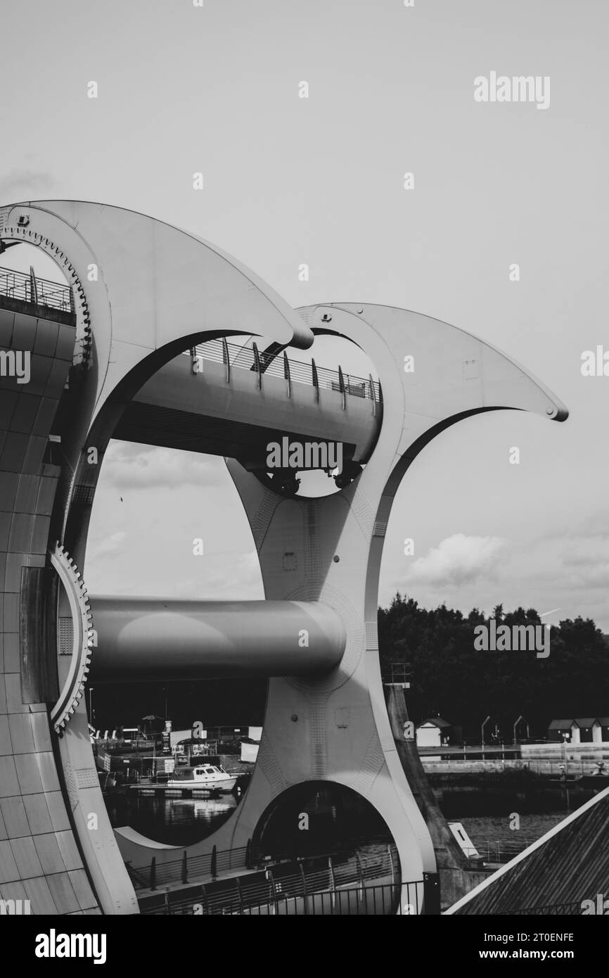 Falkirk wheel Black and White Stock Photos & Images - Alamy