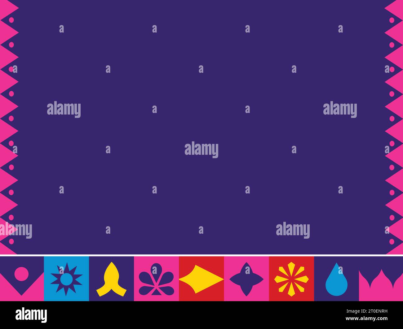 World Cup 2023 Colorful Background Stock Vector