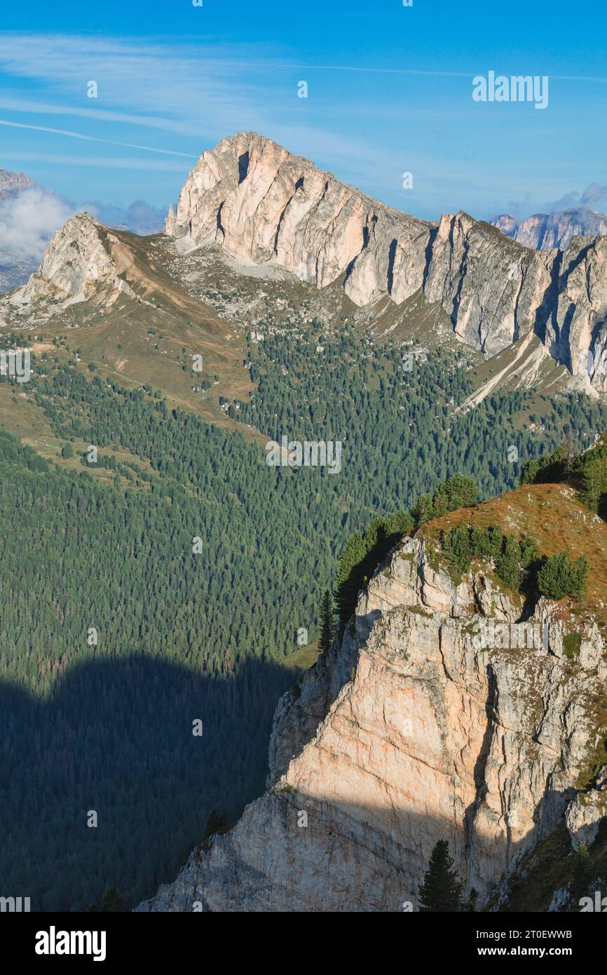 Italy, Veneto, province of Belluno, Setsas mountain ridge, Livinallongo del Col di Lana, Dolomites Stock Photo