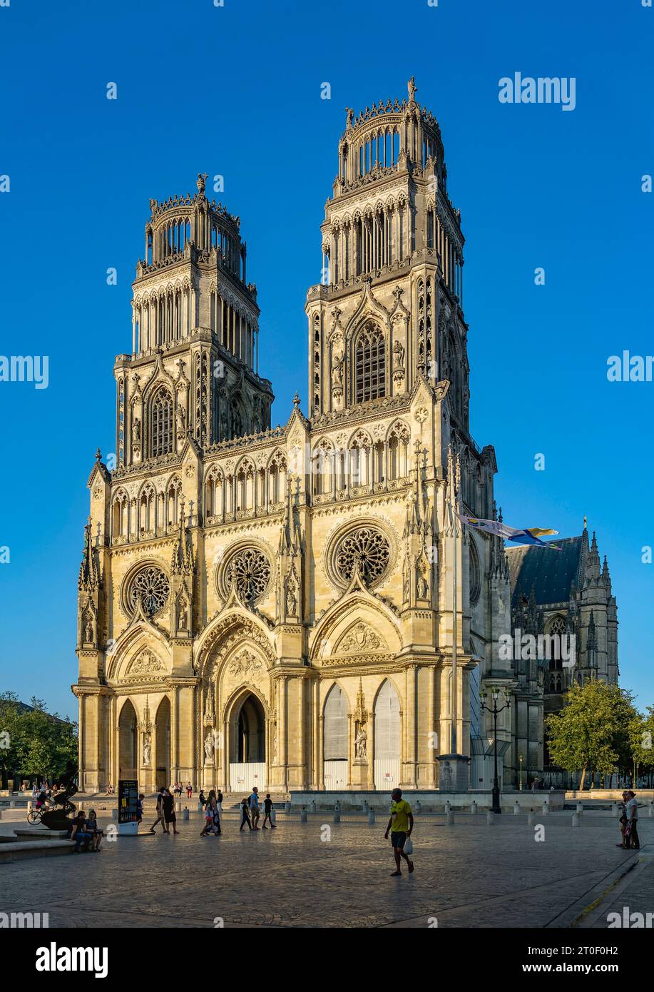 SainteCroix Cathedral in Orleans Stock Photo Alamy
