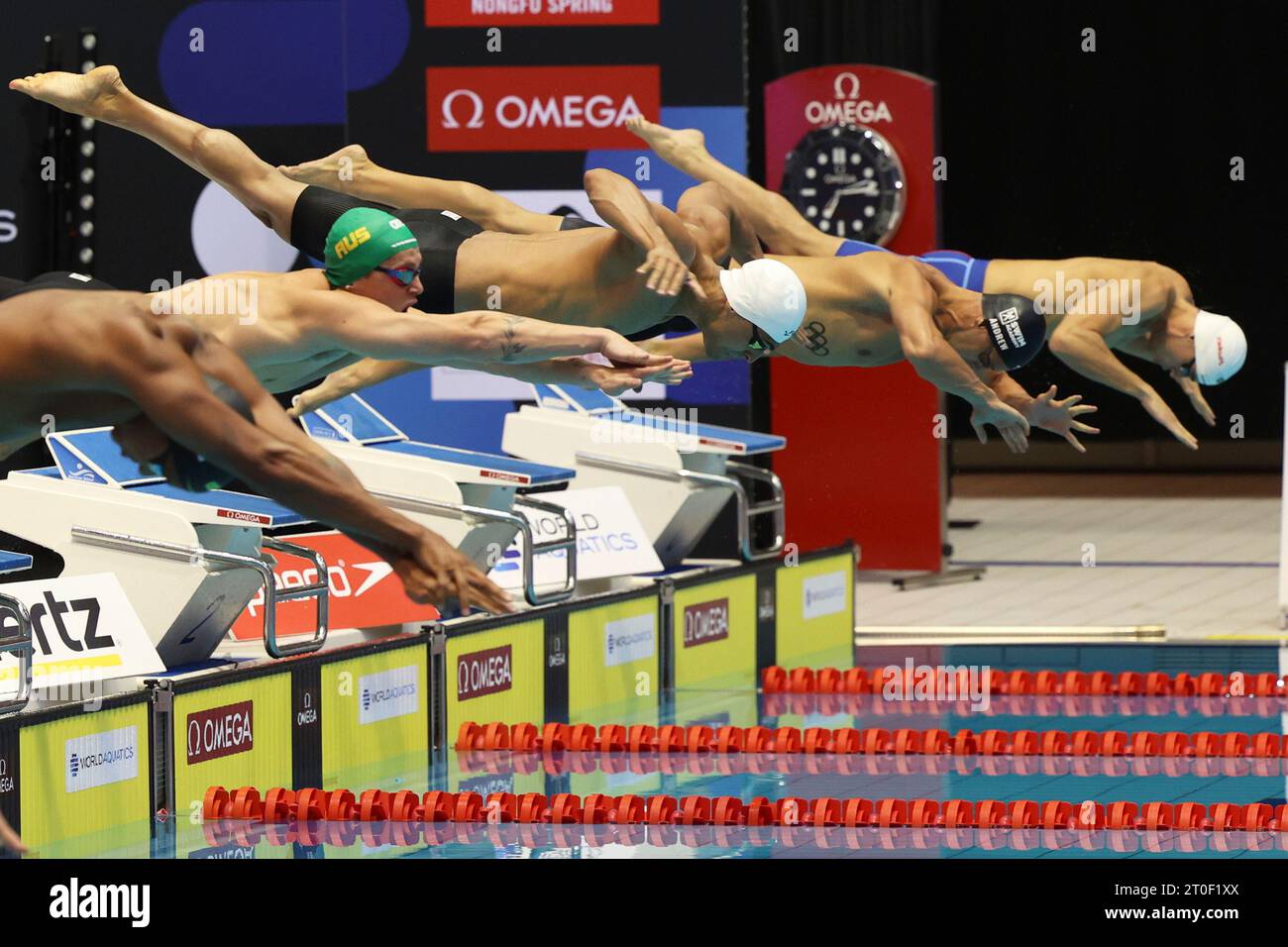 Berlin, Germany. 06th Oct, 2023. Swimming World Cup, 50 m freestyle