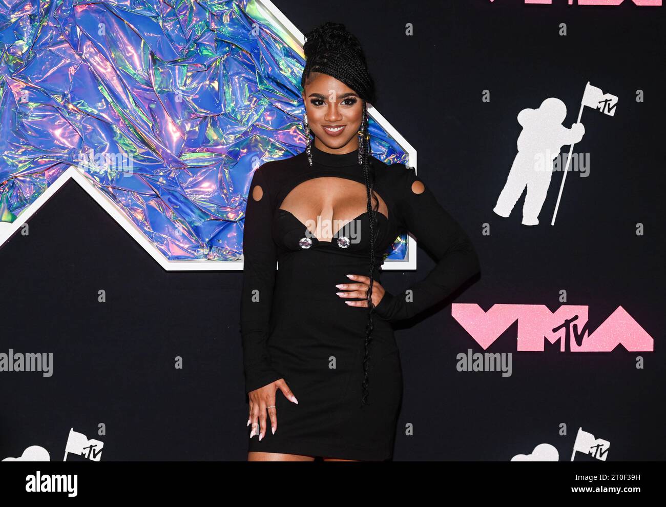 Kennedy-rue McCullough attends the 2023 Video Music Awards at Prudential Center in Newark, NJ. Photo: Jeremy Smith/imageSPACE Stock Photo