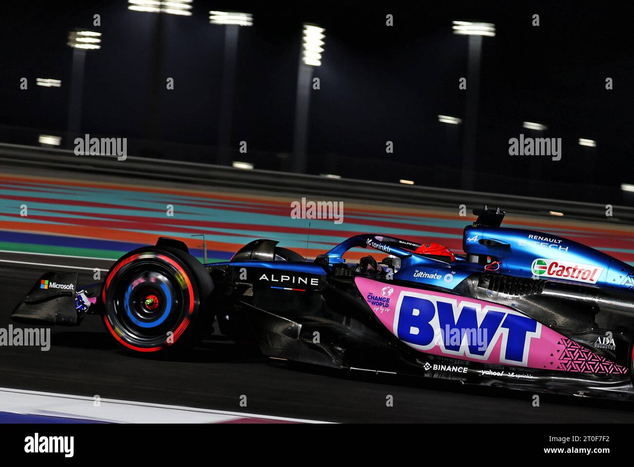 Doha Qatar 06th Oct 2023 Esteban Ocon Fra Alpine F1 Team A523 Formula 1 World Doha Qatar 06th Oct 2023 Esteban Ocon Fra Alpine F1 Team A523 Formula 1 World