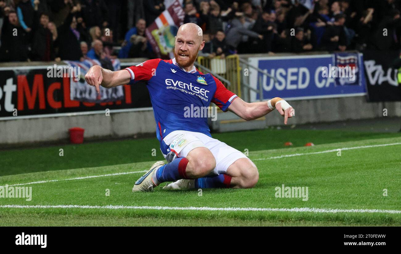 Windsor Park, Belfast, Northern Ireland, UK. 06th Oct 2023. Sports