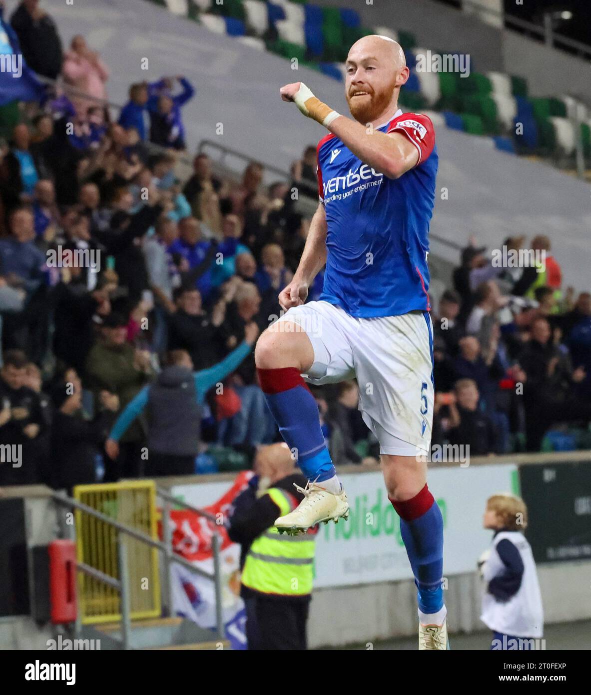 Windsor Park, Belfast, Northern Ireland, UK. 06th Oct 2023. Sports