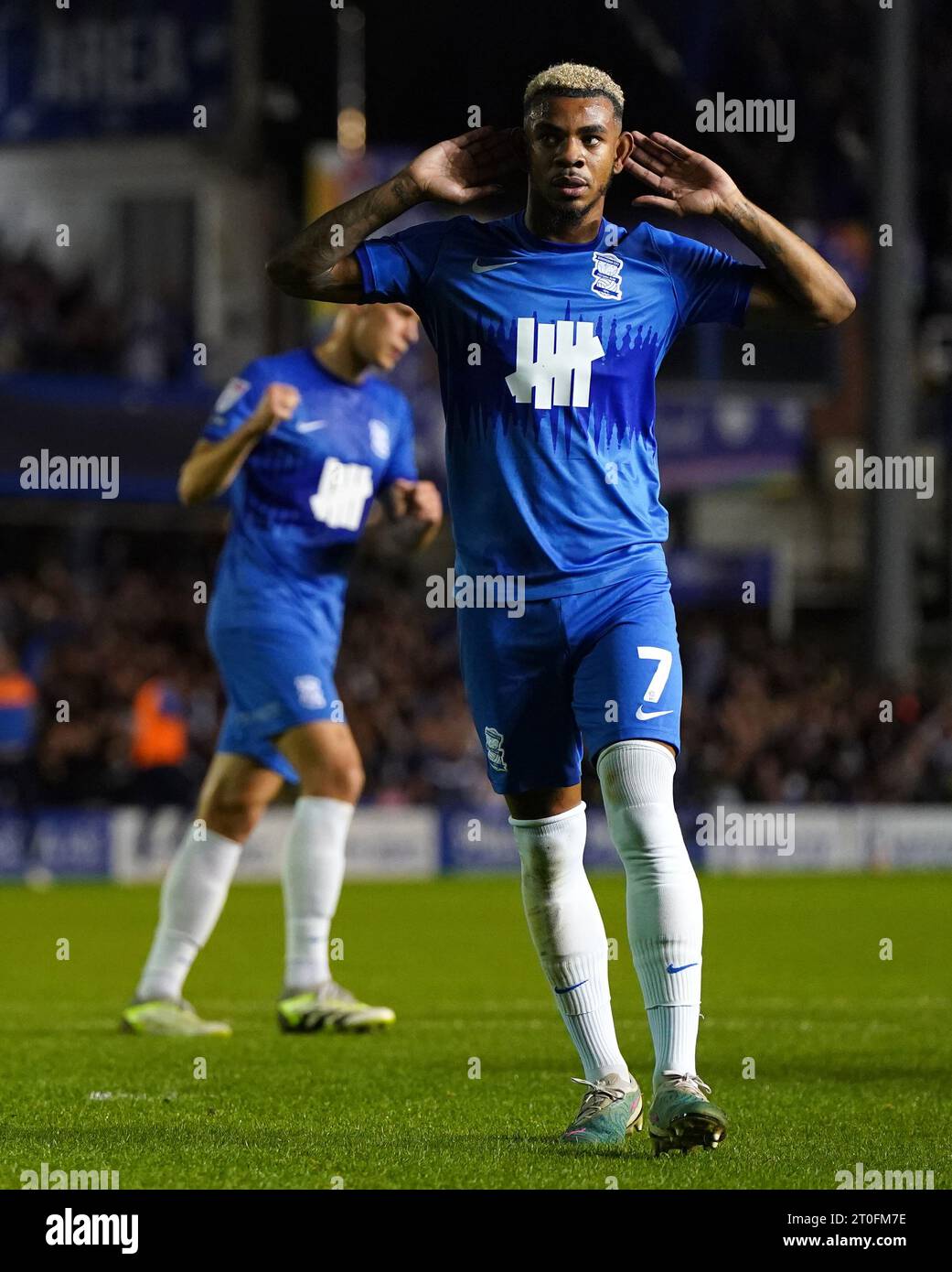 Birmingham City's Juninho Bacuna celebrates scoring their side's first