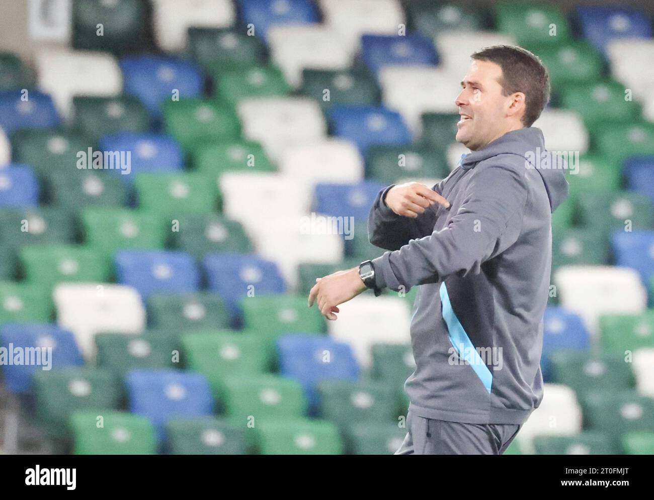 Windsor Park, Belfast, Northern Ireland, UK. 06th Oct 2023. Sports