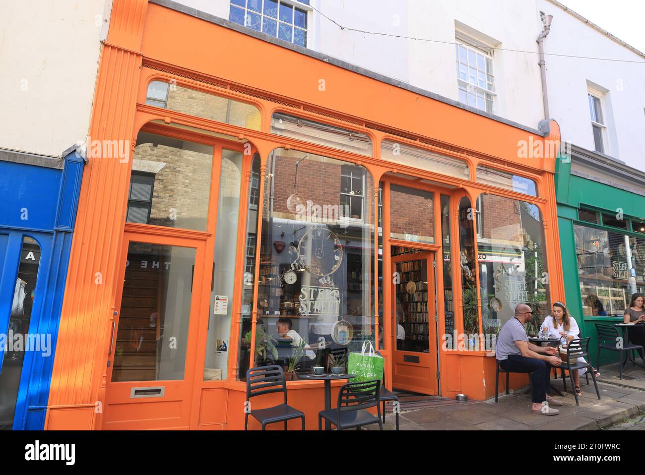 The colourful Creative Quarter on the Old High Street, in Folkestone, Kent, UK Stock Photo Alamy
