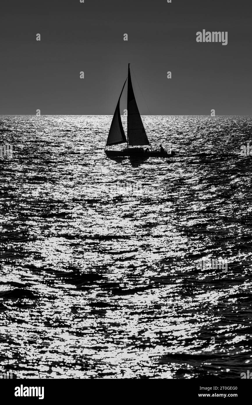 Oceanfront destination Black and White Stock Photos & Images - Alamy