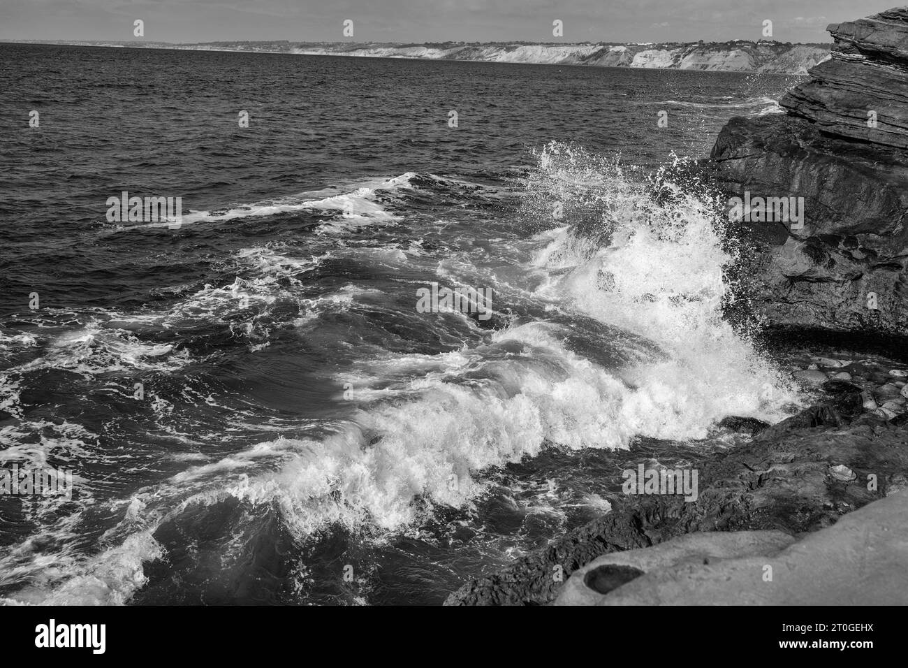 Coastal ocean adventure Black and White Stock Photos & Images - Alamy
