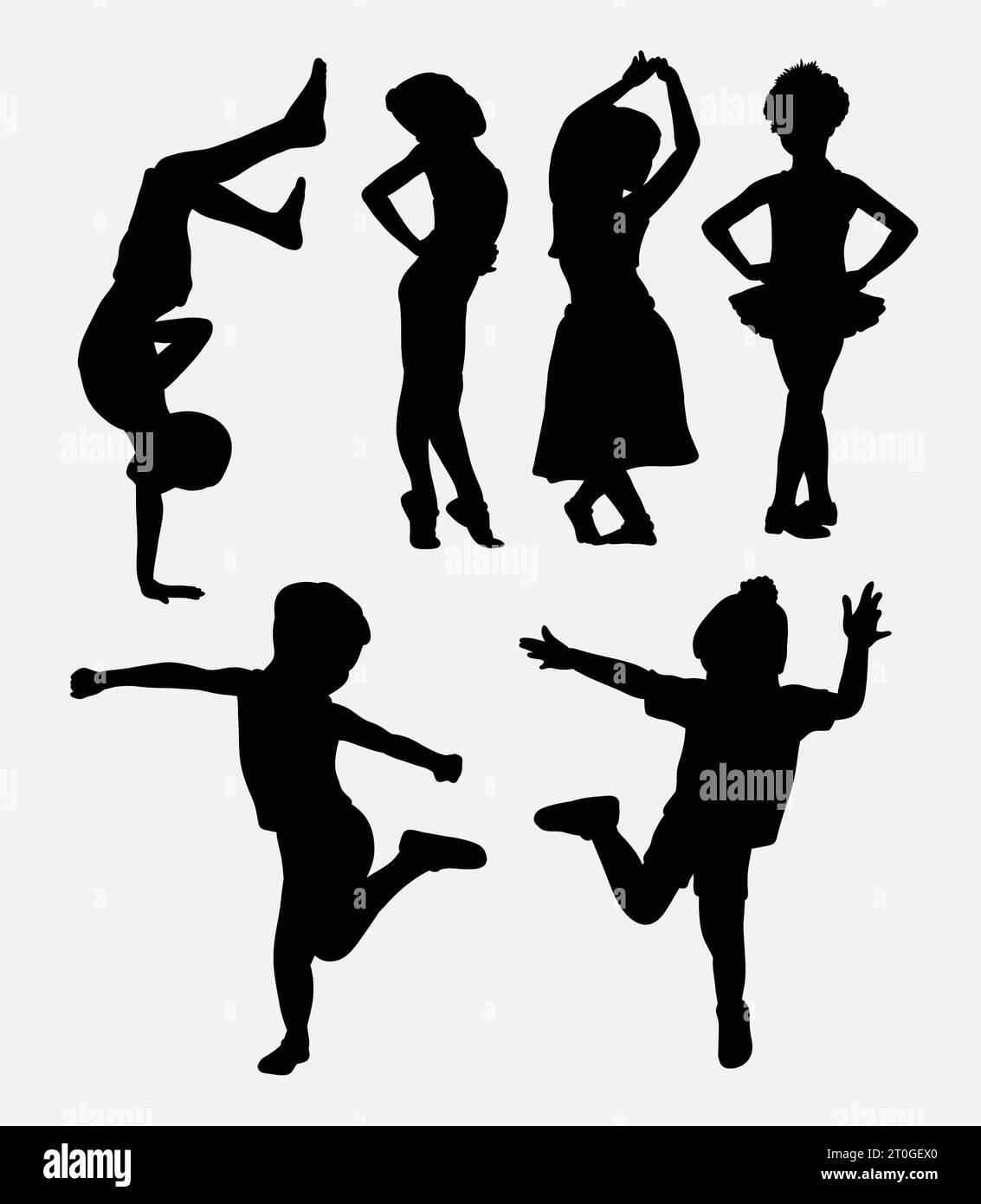 Child silhouette stock vector images alamy