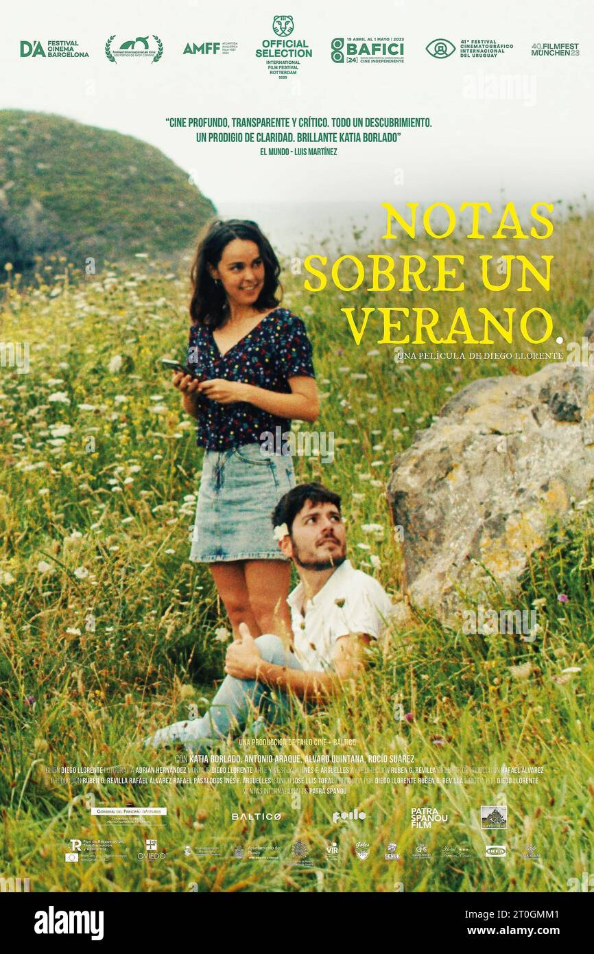 KATIA BORLADO and ANTONIO ARAQUE in NOTES ON A SUMMER (2023) -Original ...