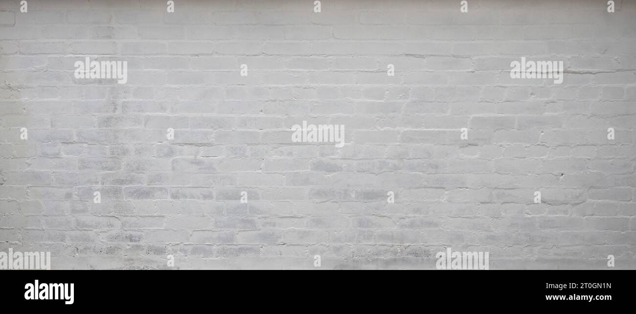 white brick wall useful as a background Stock Photo