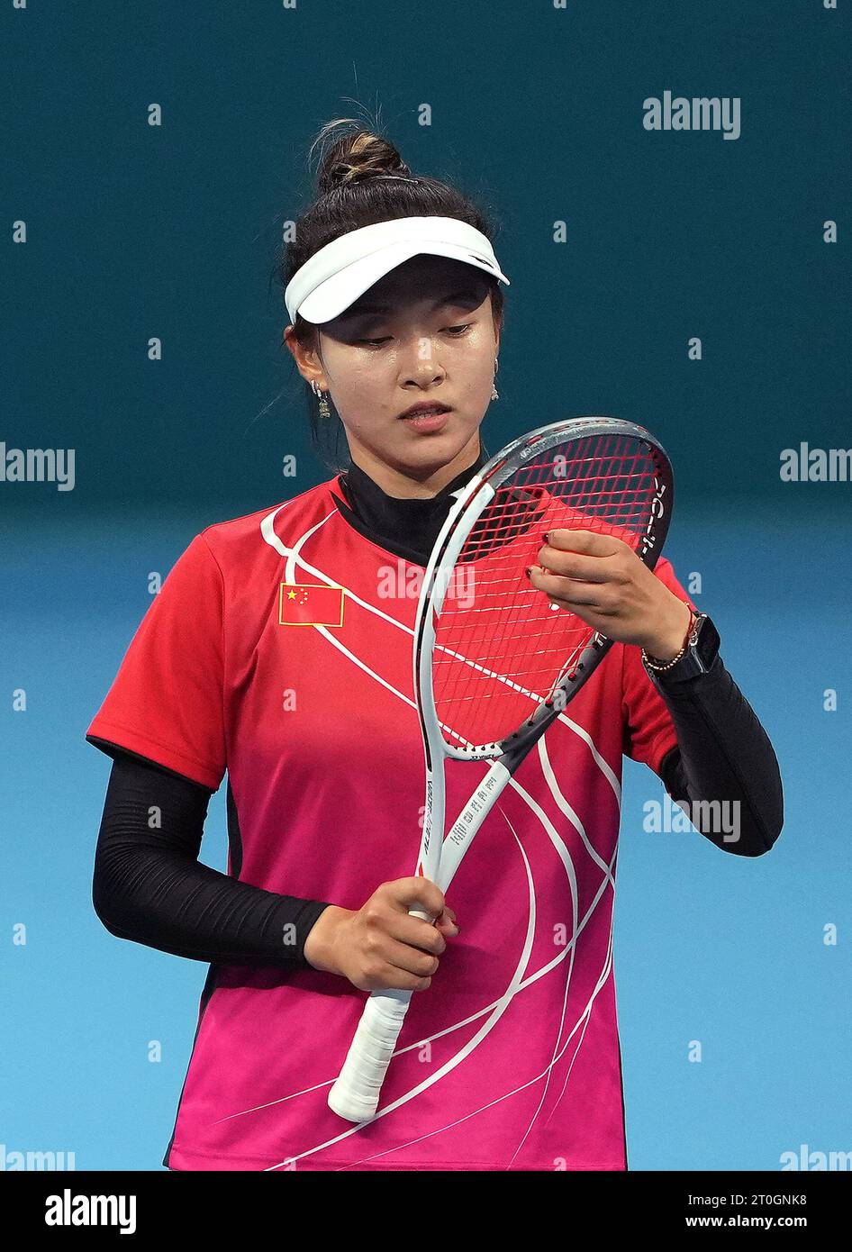 Asian Games: Soft tennis Japan s Noa Takahashi plays against South Korea s  Mun Hye Gyeong