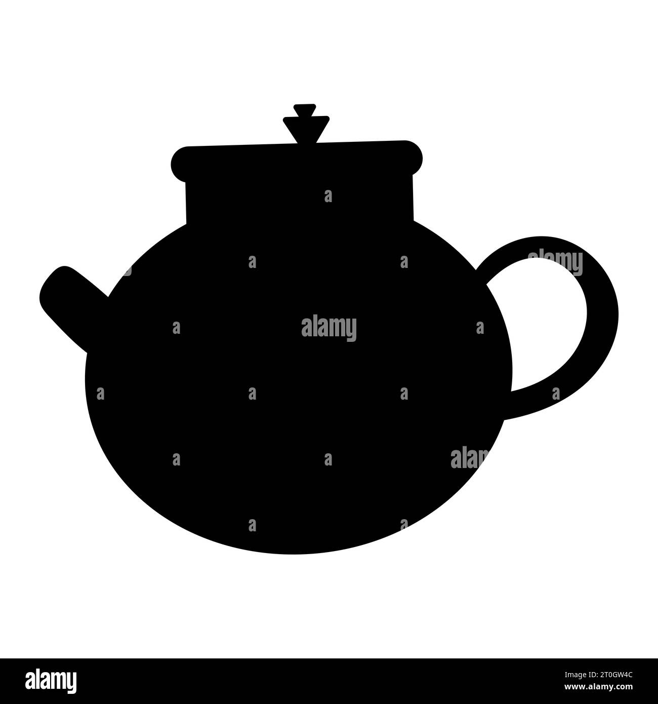 Premium Vector  Vintage black and white tea kettle with hot steam