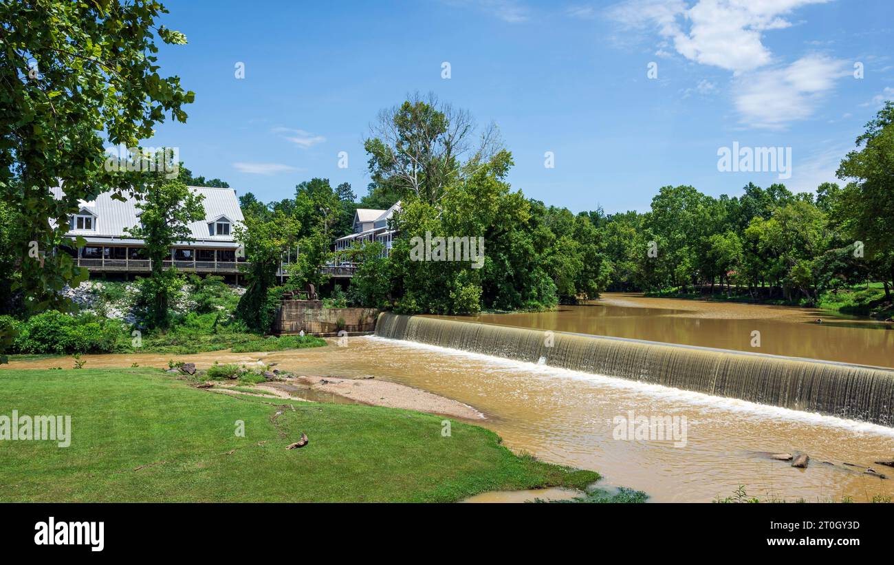 Helena, Alabama, USAJuly 15, 2023 Scenic view of Old Town in historic