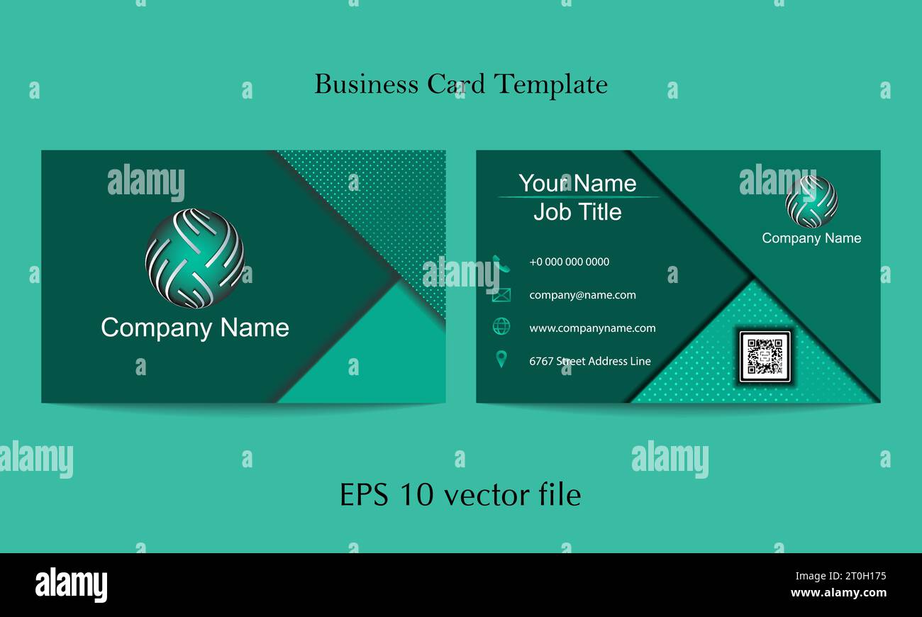 Modern Business Card Creative and Clean Business Card Template