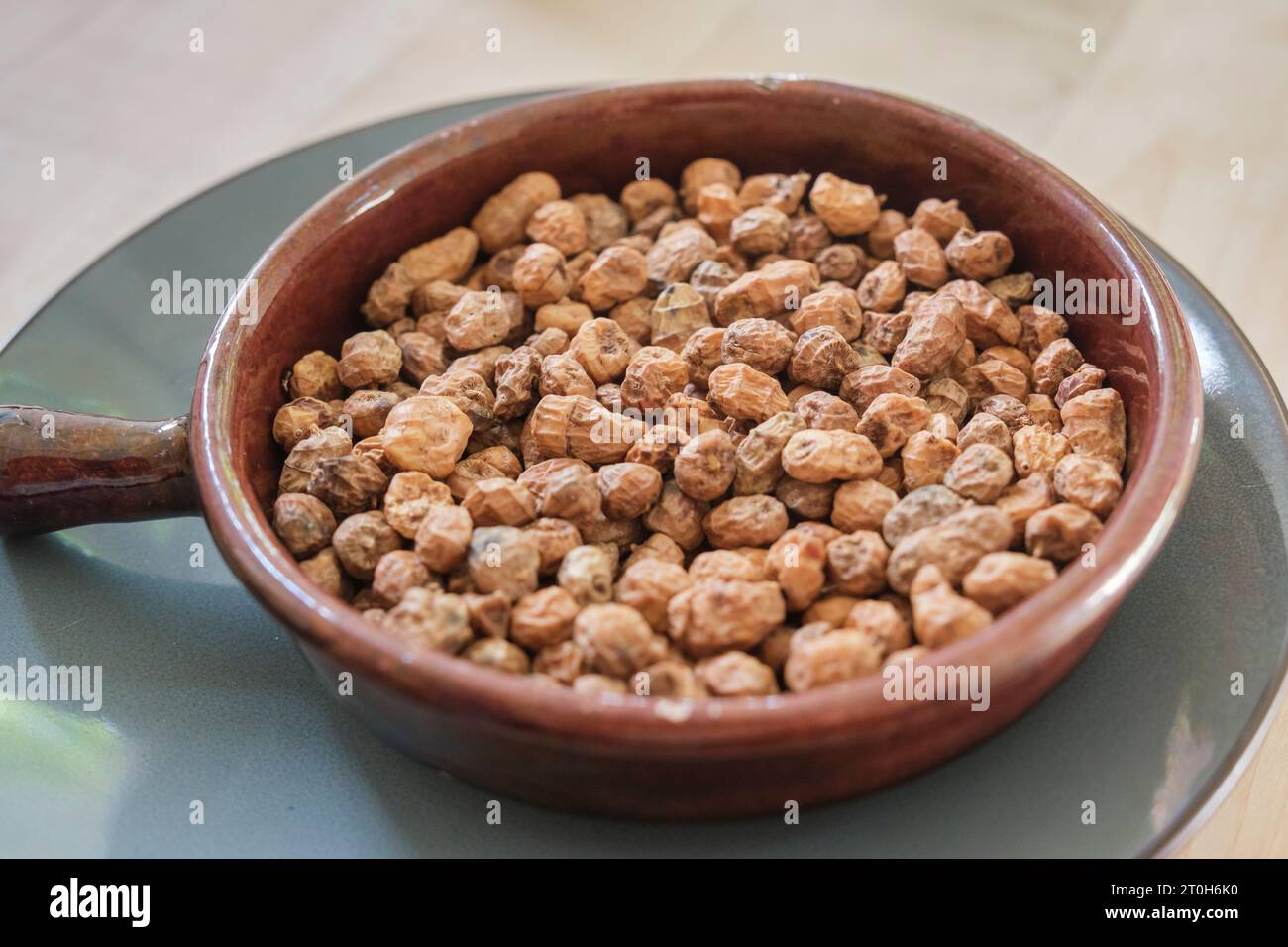 Tiger nut (Cyperus esculentus) from Guadalest Stock Photo