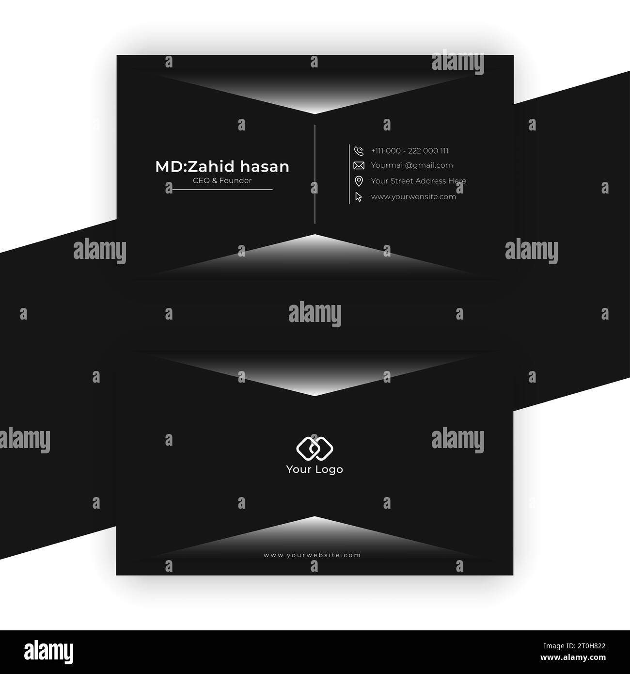 Business Card Template Design Creative Business Design Make Simple