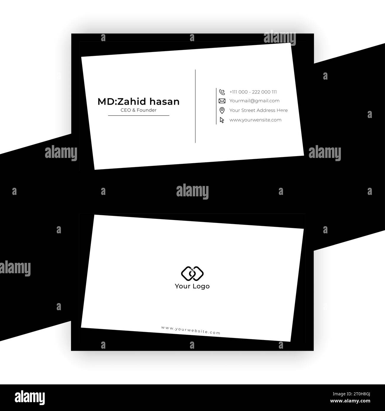 Business Card Template Design Creative Business Design Make Simple