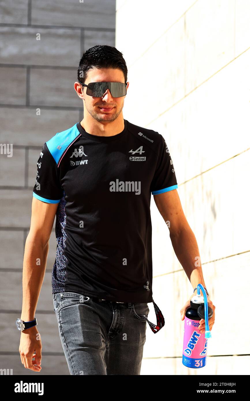 Doha Qatar 07th Oct 2023 Esteban Ocon Fra Alpine F1 Team Formula 1 World Championship Rd Doha Qatar 07th Oct 2023 Esteban Ocon Fra Alpine F1 Team Formula 1 World Championship Rd