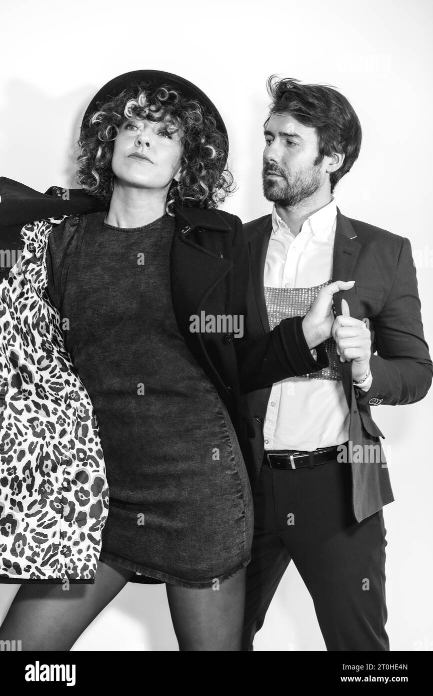 Couple black man white woman model hi-res stock photography and images ...